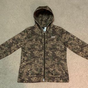 Under Armour Women’s Full Zip Camo Hoody Large